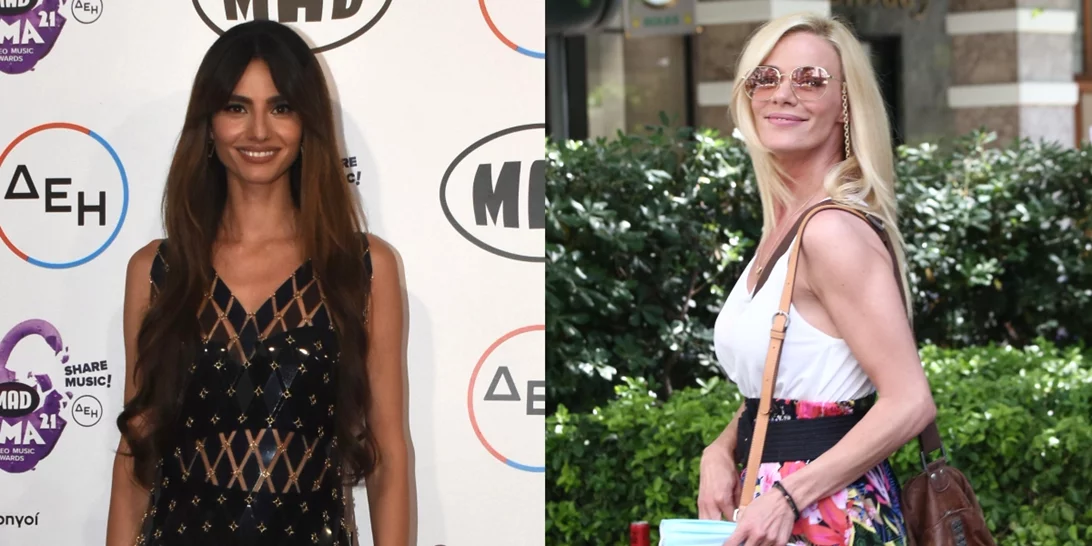 Ζέτα Μακρυπούλια – Ηλιάνα Παπαγεωργίου | Φόρεσαν την ίδια λινή ολόσωμη φόρμα με τελείως διαφορετικό τρόπο