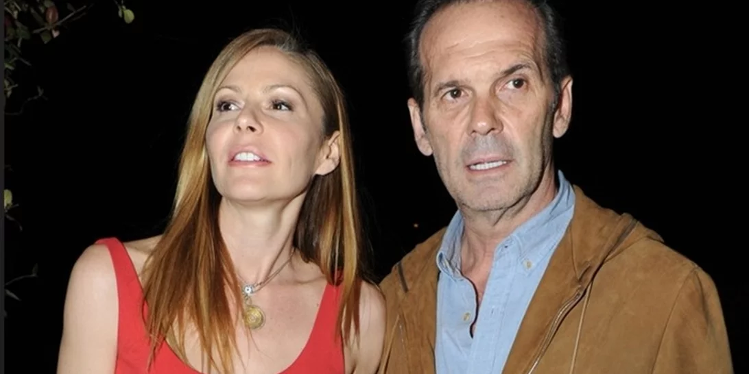 Ο Πέτρος Κωστόπουλος αποχαιρετά τον Giorgio Armani - Η φωτογραφία μαζί με την Τζένη Μπαλατσινού