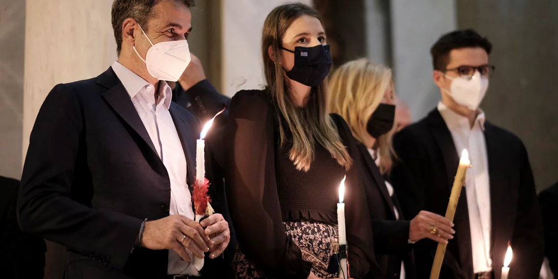 Κυριάκος Μητσοτάκης | Με την οικογένειά του το βράδυ της Ανάστασης