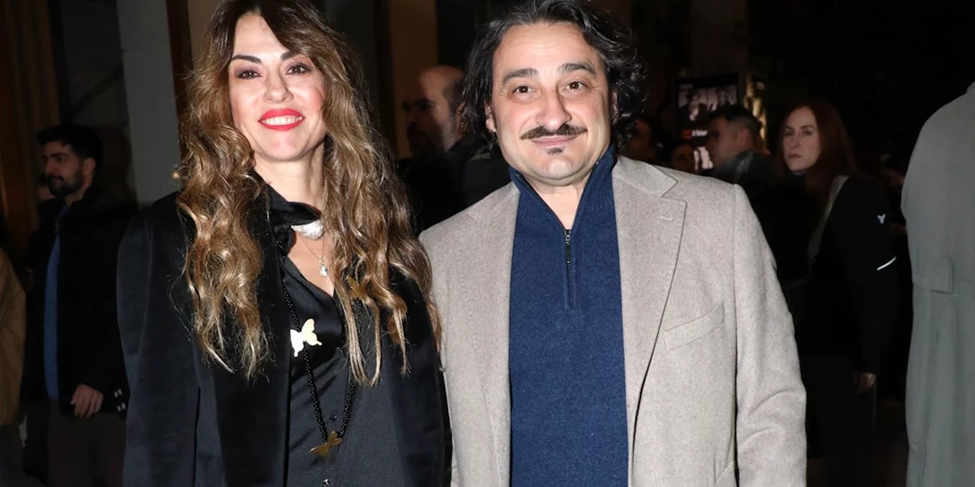 Βασίλης Χαραλαμπόπουλος & Λίνα Πρίντζου | Μαζί στην πρεμιέρα της Άννας Μενενάκου