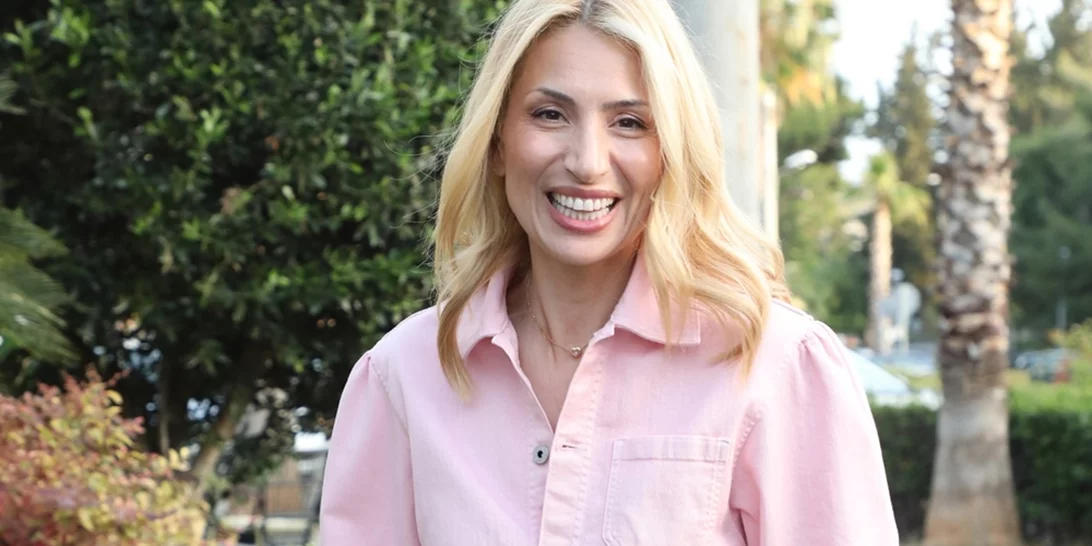 Η Μαρία Ηλιάκη με money piece highlights, το hair look που φωτίζει μοναδικά το πρόσωπο