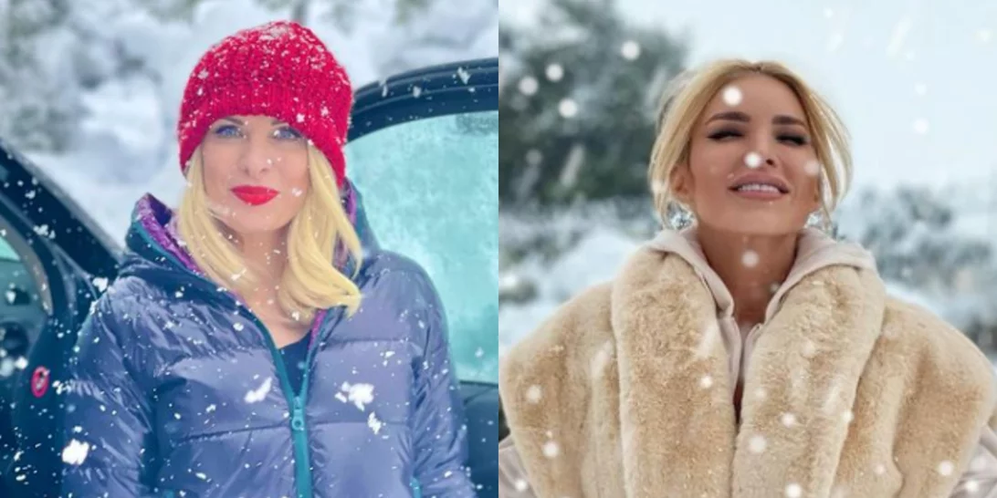 Let It Snow | Οι Ελληνίδες celebrities ποζάρουν στα χιόνια