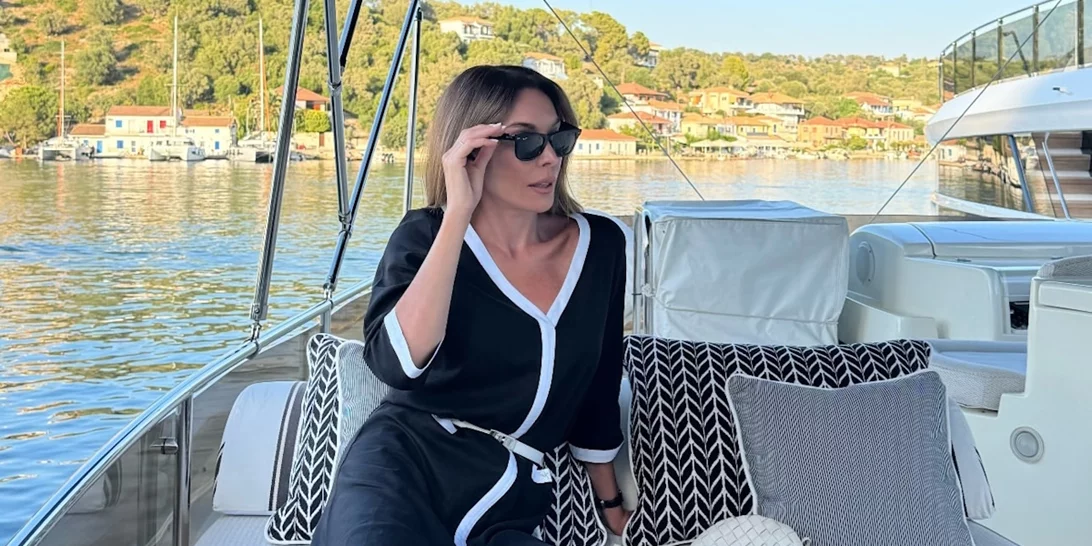 Τατιάνα Στεφανίδου & Νίκος Ευαγγελάτος | Απόδραση με το σκάφος στο Μεγανήσι