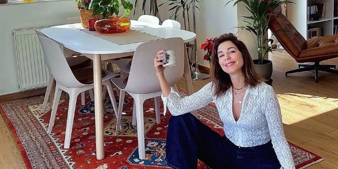 Η Κατερίνα Παπουτσάκη στην κουζίνα με τους γιους της - Φτιάχνουν pizza