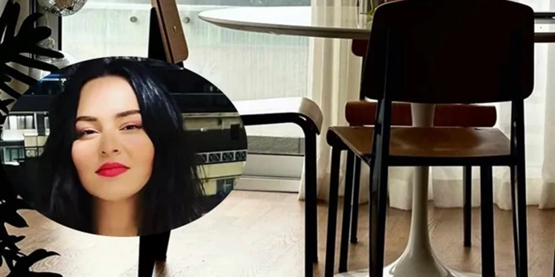 Ζενεβιέβ Μαζαρί | Μας δείχνει τη λευκή στρογγυλή τραπεζαρία της - Θα τη βρεις στην IKEA