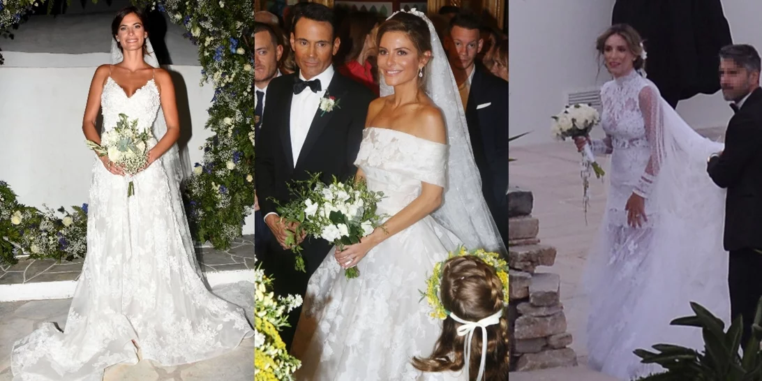 Οι Ελληνίδες celebrities που φόρεσαν νυφικό Celia Kritharioti