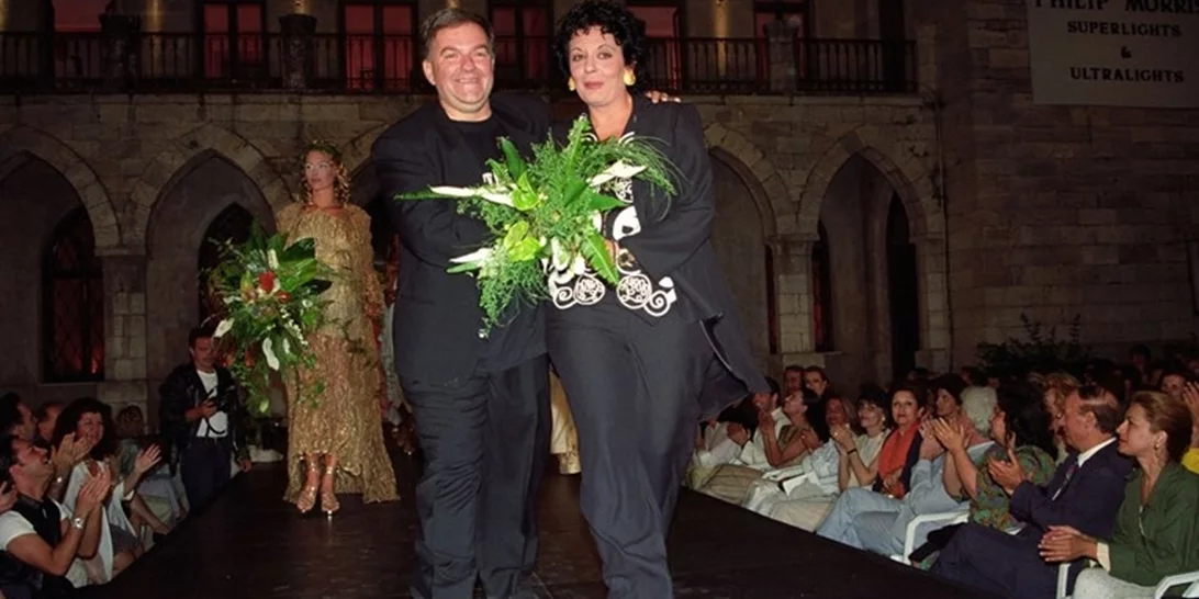 30 χρόνια πριν- Όταν η Λιάνα Κανέλλη έκανε πασαρέλα για τον Μιχάλη Ασλάνη