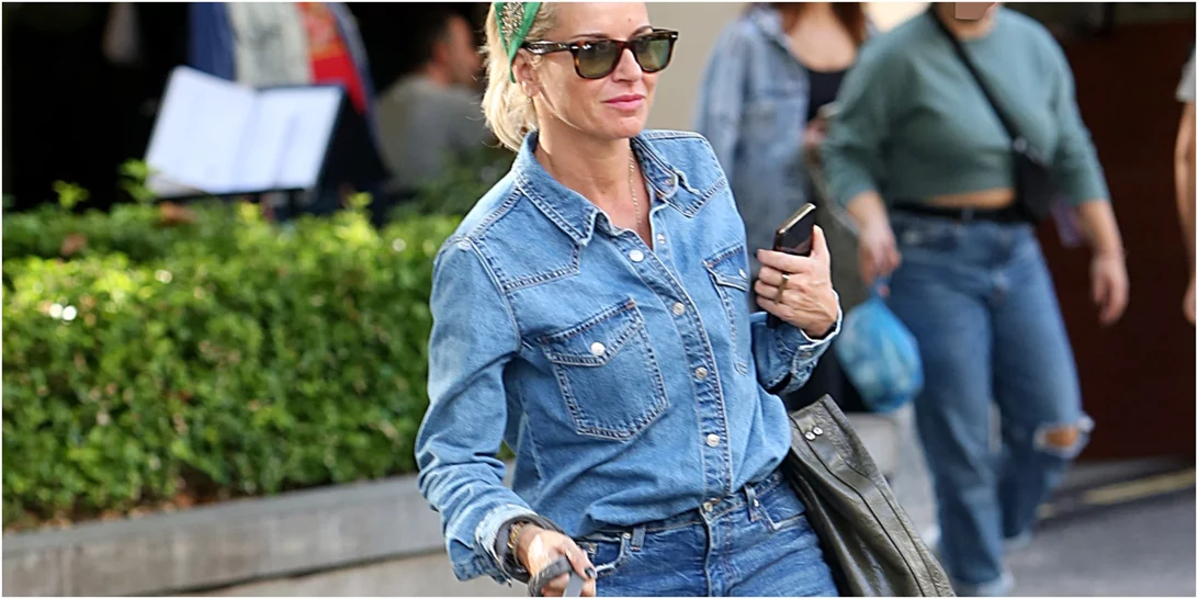 Denim on denim | Φόρεσέ το όπως η Μαρία Μπεκατώρου