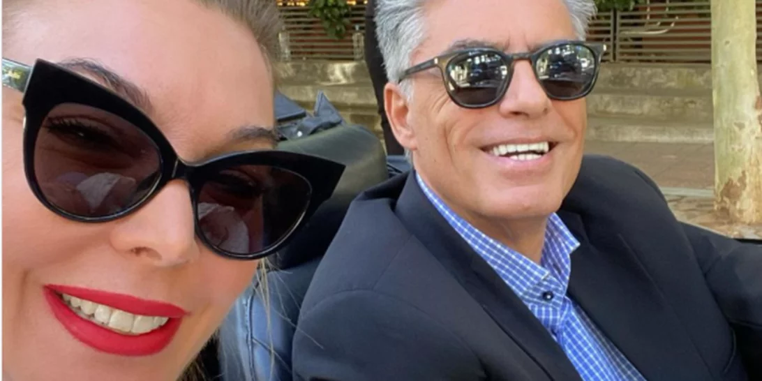 Τατιάνα Στεφανίδου | Η φωτογραφία με τον Νίκο Ευαγγελάτο και το δημόσιο "σ' αγαπώ"