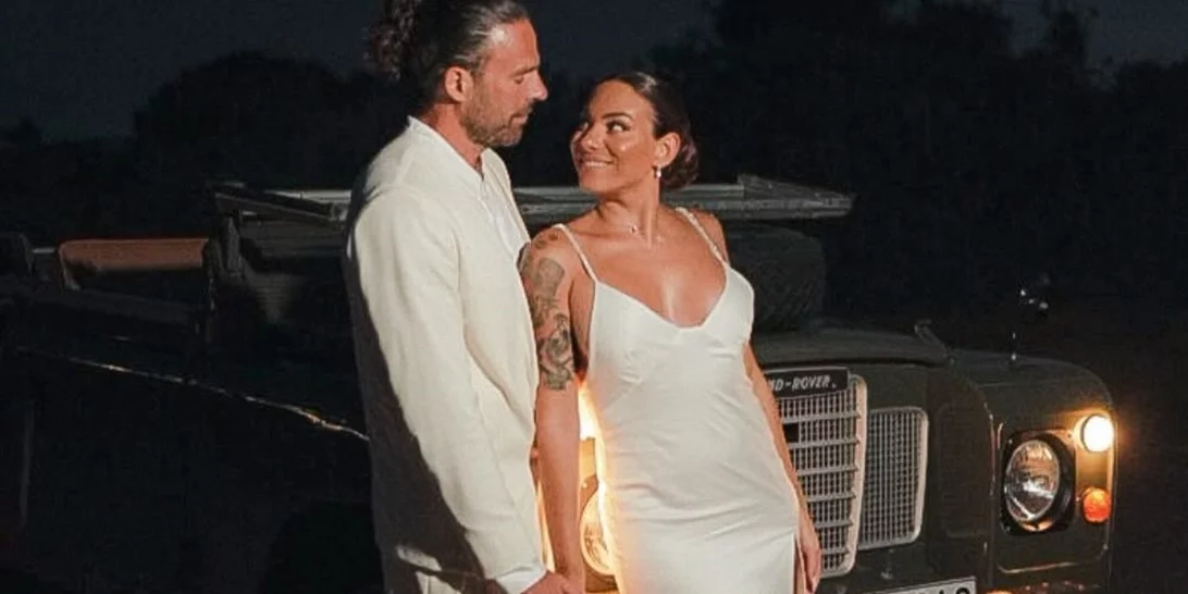 Ευρυδίκη Βαλαβάνη – Γρηγόρης Μόργκαν | Η τρυφερή πρώτη αγκαλιά μετά τον γάμο