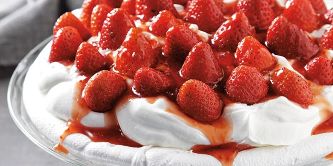 Συνταγή για νόστιμη πάβλοβα από την Αργυρώ Μπαρμπαρίγου