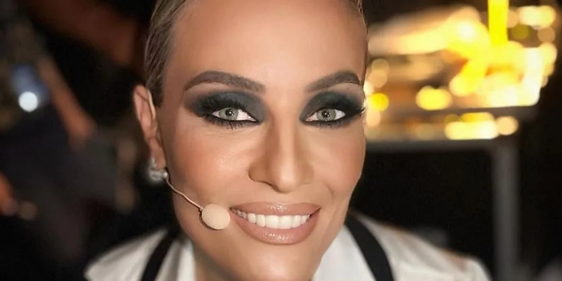 Ελεονώρα Μελέτη | Αμακιγιάριστη σε κινηματογραφική πρεμιέρα με τον σύζυγό της