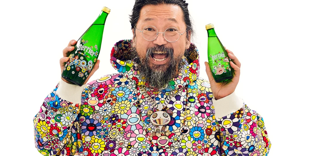 Takashi Murakami | Υπογράφει τη νέα limited edition σειρά του Perrier