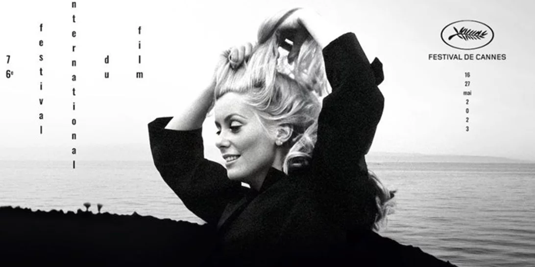 Catherine Deneuve | Η εμβληματική πρωταγωνίστρια εμπνέει το πόστερ του 76ου Φεστιβάλ Καννών