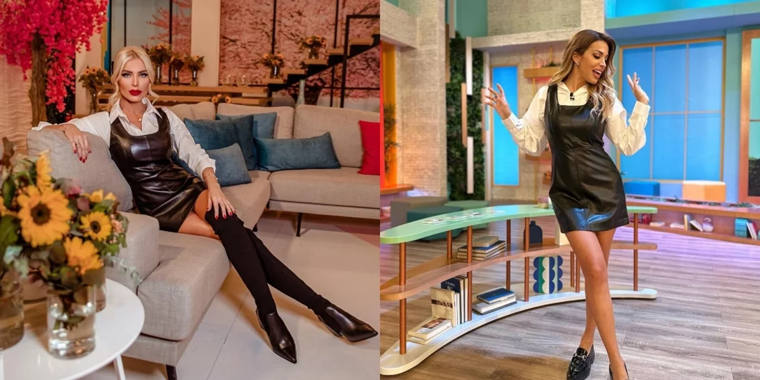 Η Κατερίνα Καινούργιου και η Ελένη Χατζίδου φόρεσαν το ίδιο Pink Woman φόρεμα