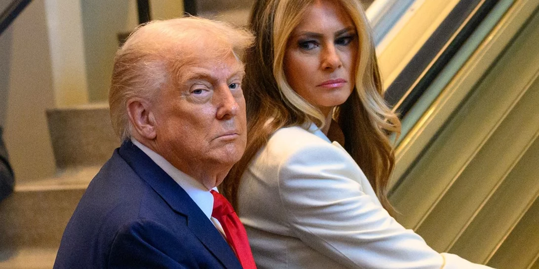 Donald & Melania Trump | Η έντονη διαφωνία και η χειρονομία στο αεροσκάφος που κατέγραψε το Sky News