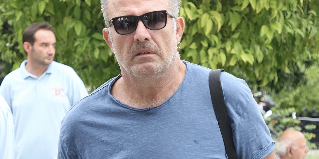 Ο Πασχάλης Τσαρούχας σε μία σπάνια φωτογραφία με την κόρη του, Αλεξάνδρα