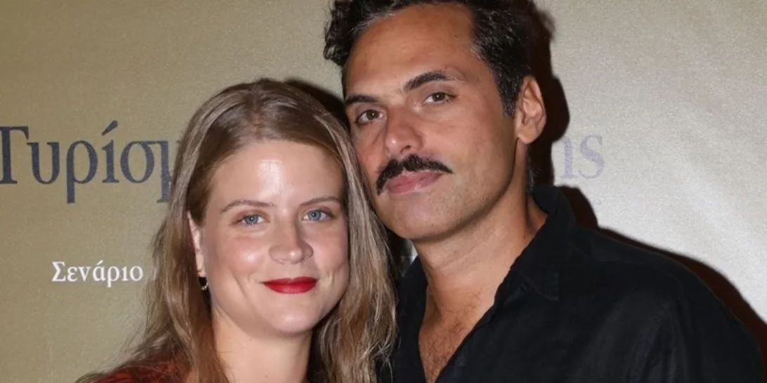 Δανάη Μιχαλάκη | Αγκαλιά με τον Γιώργο Παπαγεωργίου στη θεατρική του πρεμιέρα