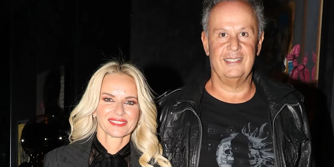 Η Μαρία Μπεκατώρου με τον σύζυγό της σε σπάνια βραδινή έξοδο