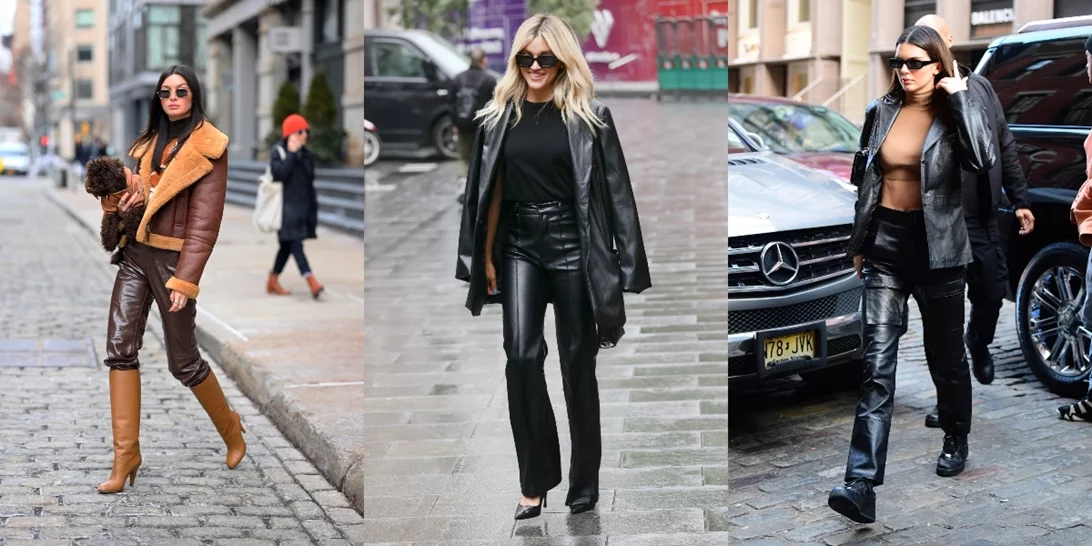 Φέτος θα φορέσεις δερμάτινο παντελόνι | Τα πιο stylish σχέδια για άψογες εμφανίσεις