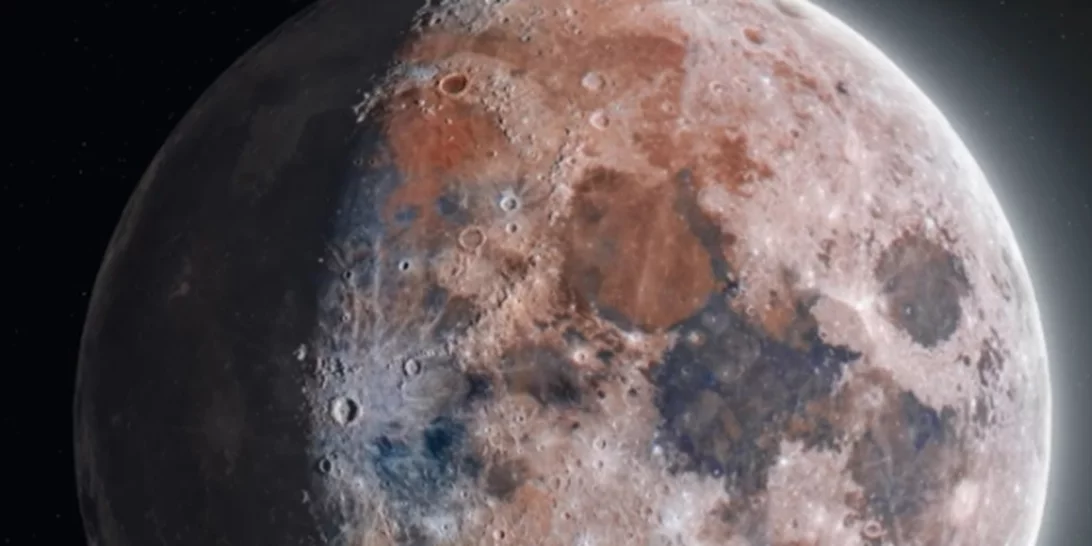 Λεπτομερής φωτογραφία 174MB της Σελήνης από δύο αστροφωτογράφους