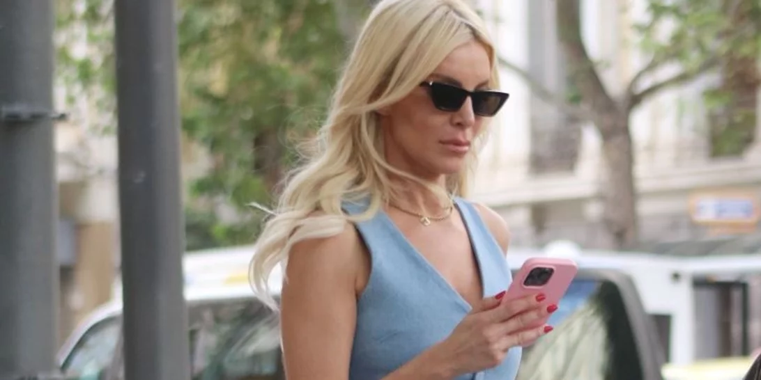 Κατερίνα Καινούργιου | Με cargo τζιν στη Βουκουρεστίου