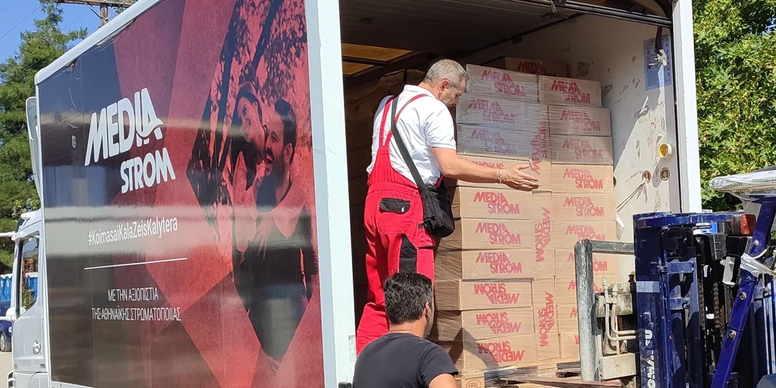 Η Media Strom στο πλευρό των κατοίκων της Θεσσαλίας
