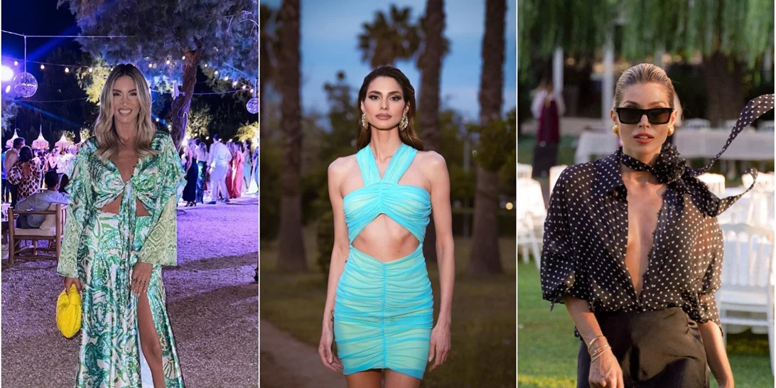 Βραδινή έξοδος στο νησί | 5 celebrities προτείνουν τα πιο κομψά looks