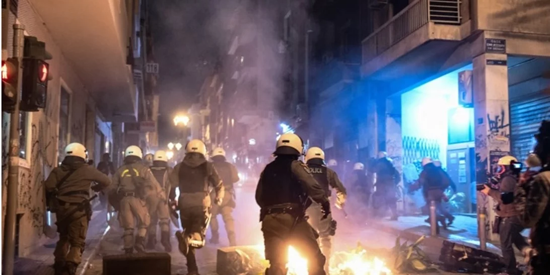 Ολονύχτια επεισόδια στην επέτειο της δολοφονίας Γρηγορόπουλου | 35 προσαγωγές - Σκηνικό πολέμου σε Εξάρχεια, Θεσσαλονίκη