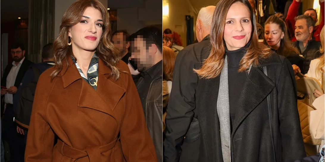 Έφη Αχτσιόγλου - Κατερίνα Νοτοπούλου | Τα διαχρονικά παλτό που φόρεσαν με επίκαιρο τρόπο στο Παλλάς