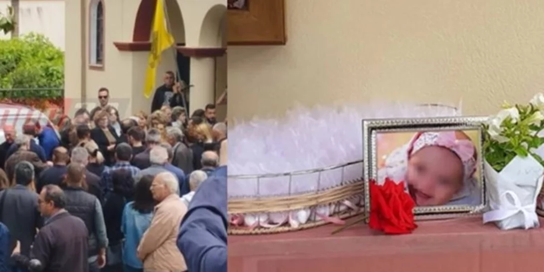 Έγινε η κηδεία του 5,5 μηνών βρέφους στην Άρτα | Κατέρρευσε μέσα στην εκκλησία ο τραγικός πατέρας (εικόνες - βίντεο)
