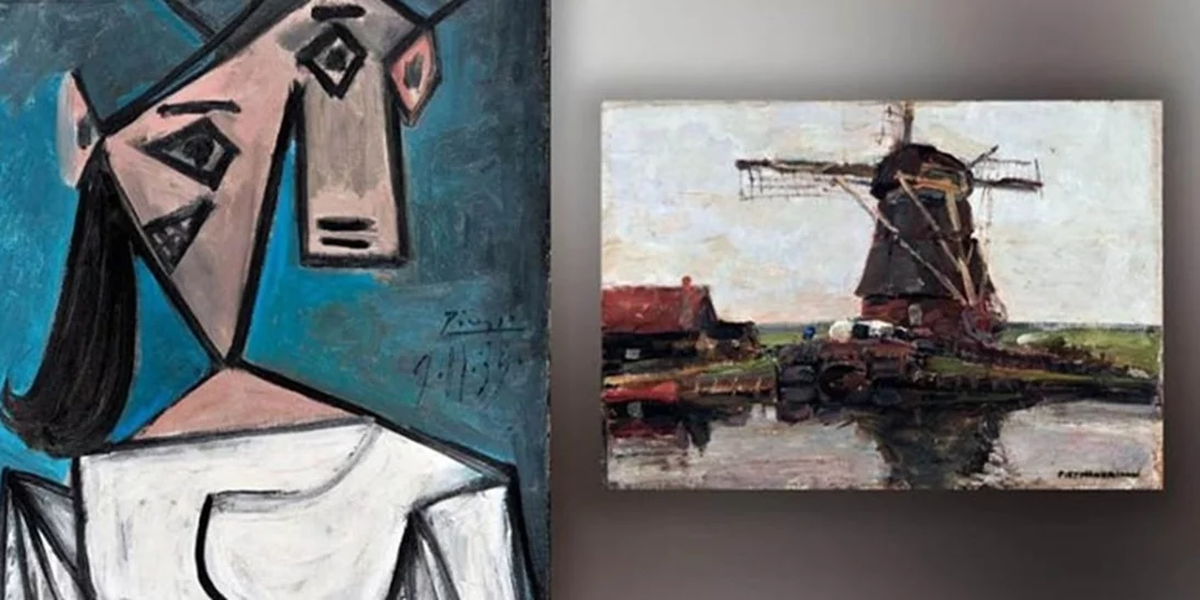 Επέστρεψαν στην Εθνική Πινακοθήκη οι κλεμμένοι πίνακες του Picasso και του Μοndrian. Στη νέα πτέρυγα της δυτικοευρωπαϊκής τέχνης στο επίπεδο -2