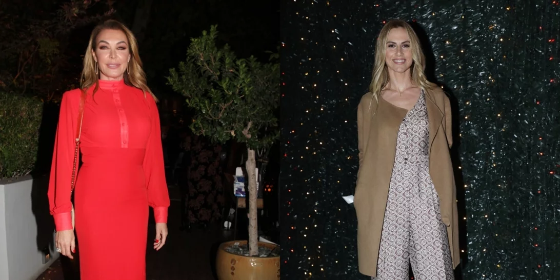 Η Ντορέττα Παπαδημητρίου και η Τατιάνα Στεφανίδου με το ίδιο φόρεμα στην πιο κομψή απόχρωση της σεζόν