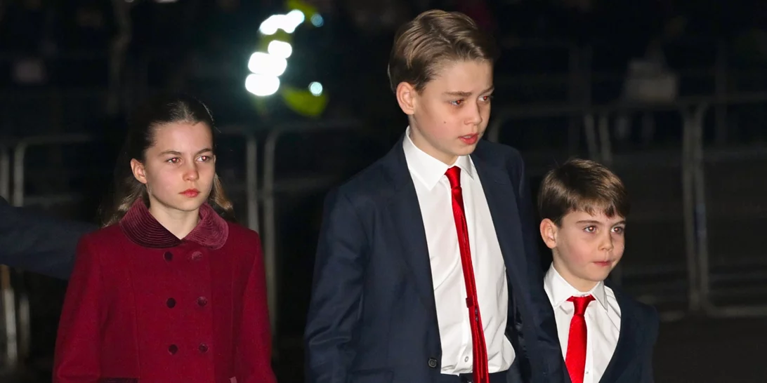 Πρίγκιπας George, πριγκίπισσα Charlotte και πρίγκιπας Louis σε απόλυτα χριστουγεννιάτικο πνεύμα