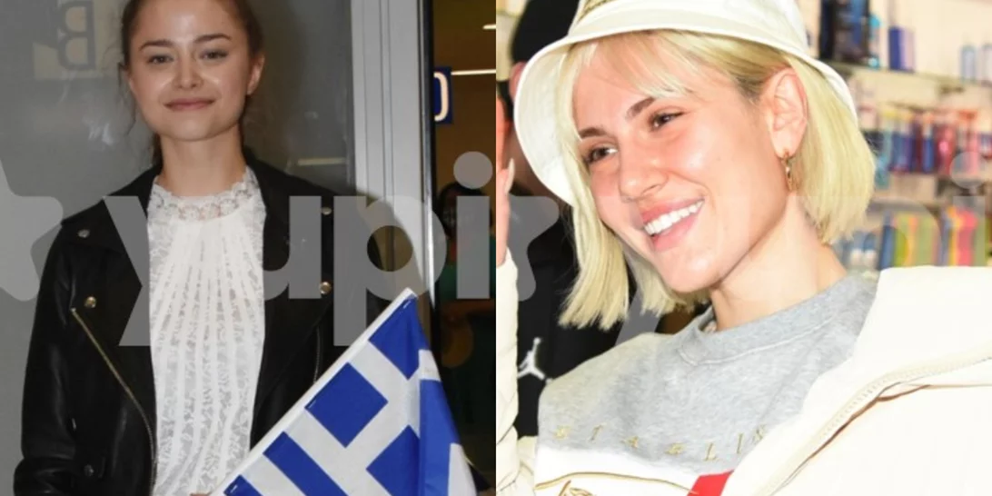 Επιστροφή στην Ελλάδα για την Έλενα Τσαγκρινού και τη Στεφανία Λυμπερακάκη μετά την Eurovision & όλα τα νέα