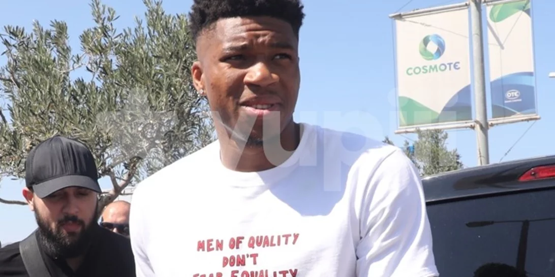 Χαμός για τον Γιάννη Αντετοκούνμπο στο αεροδρόμιο