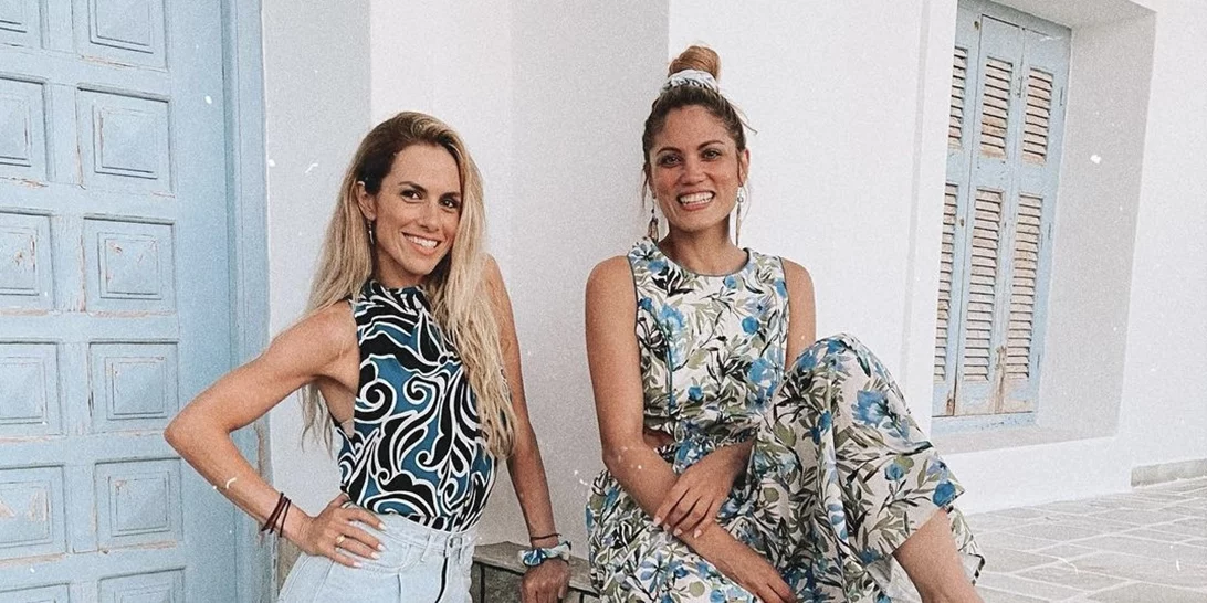 Μαίρη Συνατσάκη | Για ψώνια με την 9 μηνών κόρη της, Ολίβια, και τη νονά της μικρής, Ντορέττα Παπαδημητρίου