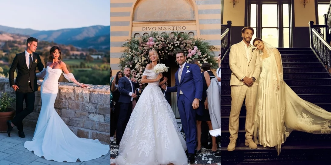 Βρήκαμε τα καλύτερα νυφικά looks από τους φετινούς γάμους των celebrities