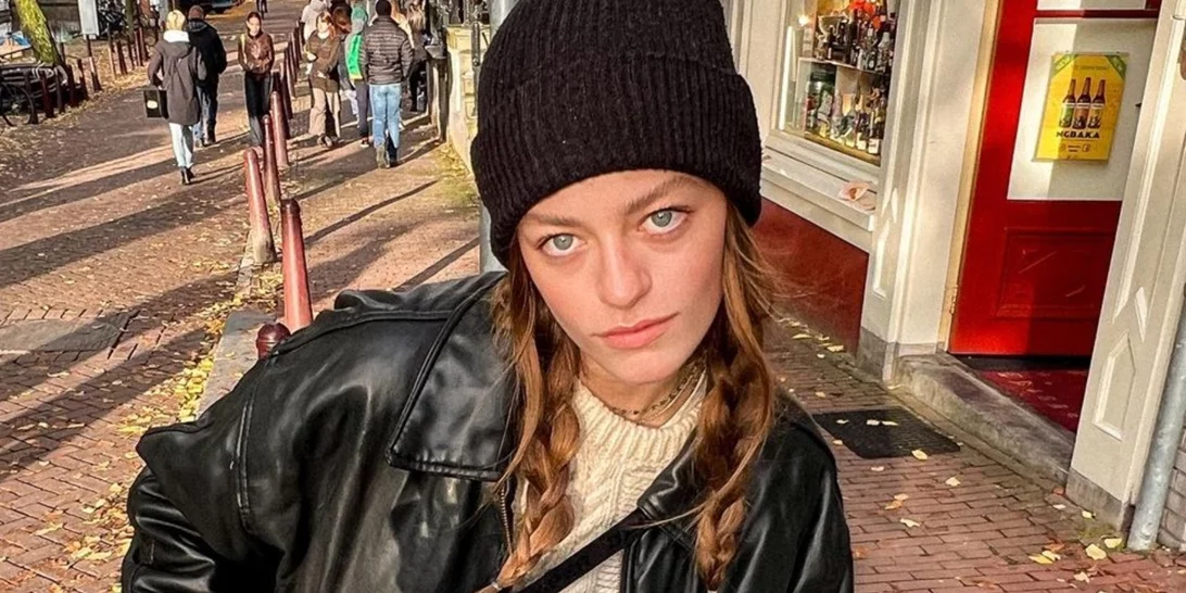 Η Γκάια Μερκούρη φόρεσε το πιο cool τζάκετ για αυτή την εποχή