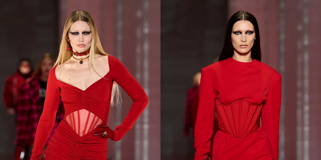 Οι αδελφές Hadid περπάτησαν με bleached brows στο Versace runway show και τρομάξαμε να τις αναγνωρίσουμε