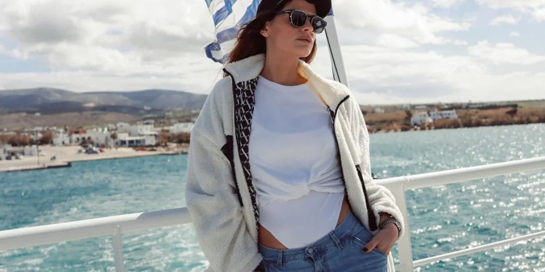 Χριστίνα Μπόμπα | Το cool παντελόνι της είναι ιδανικό για ανοιξιάτικες εξορμήσεις