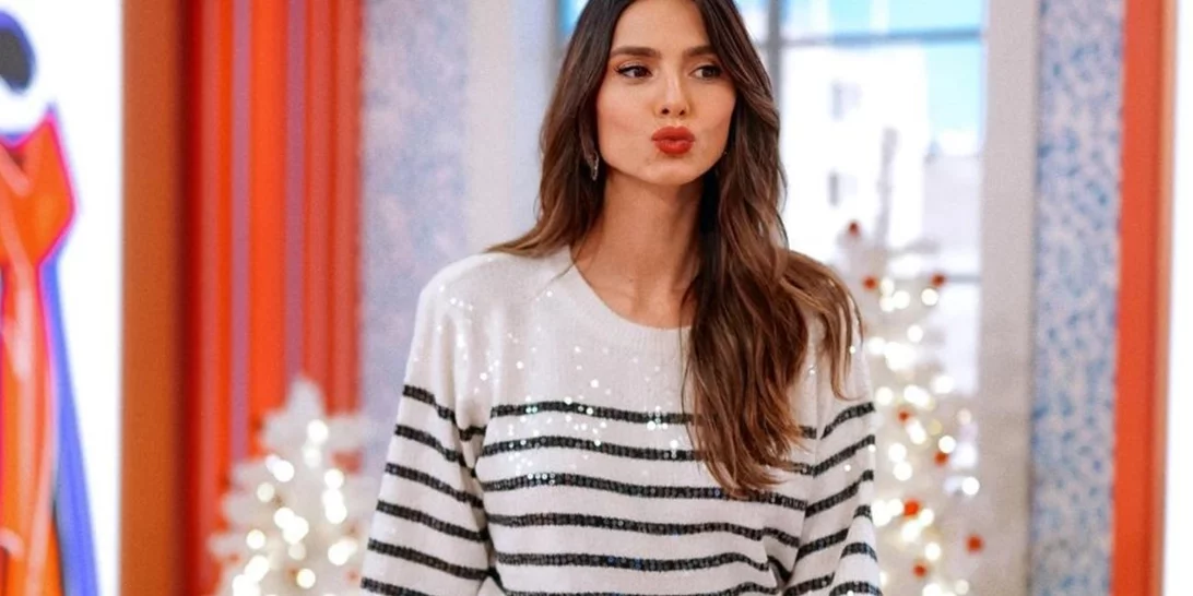 H Ηλιάνα Παπαγεωργίου συνδύασε δύο από τις μεγαλύτερες τάσεις της νέας χρονιάς σε ένα "εύκολο" look