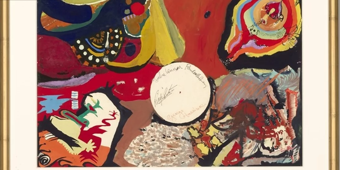 Όταν οι Beatles κλεισμένοι σε ένα δωμάτιο του Tokyo Hotel το 1966, ζωγράφισαν ένα ψυχεδελικό έργο τέχνης