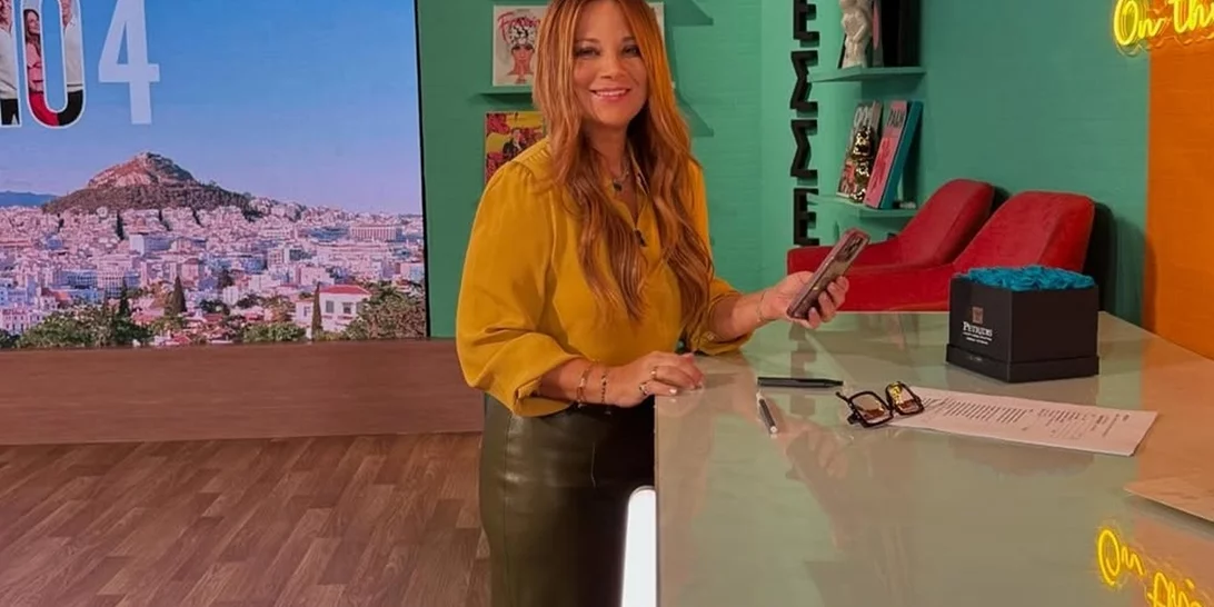 Η Νάνσυ Ζαμπέτογλου με τη σατέν φούστα που θα φορέσεις σίγουρα τους επόμενους μήνες