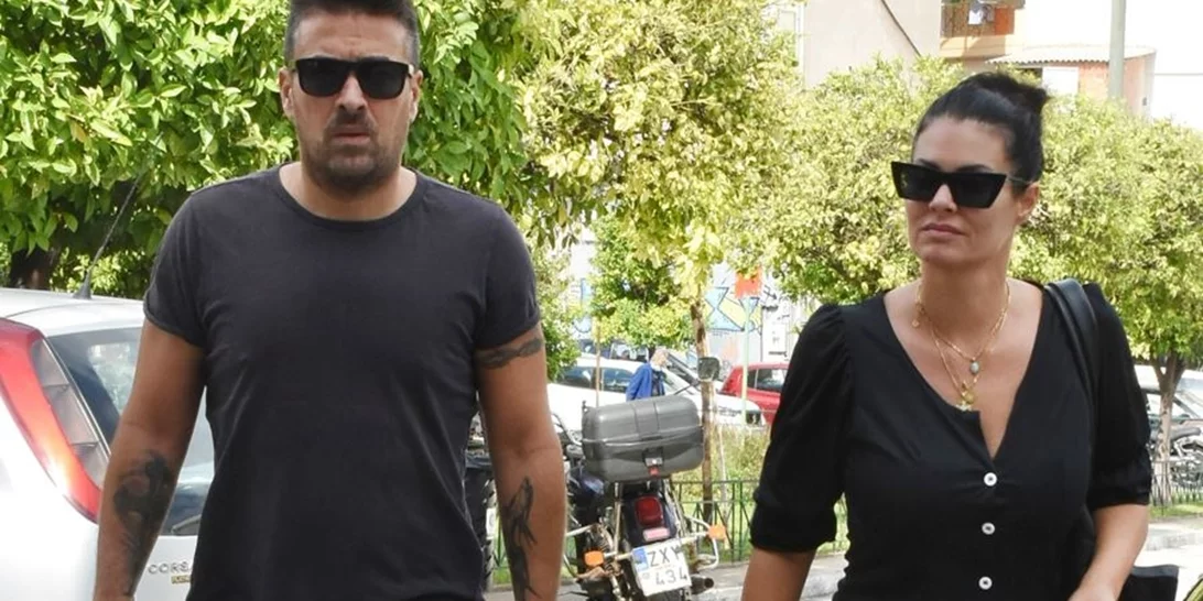 Μαρία Κορινθίου & Γιάννης Αϊβάζης | Οικογενειακώς στο γήπεδο - H Ισμήνη έχει φτάσει σε ύψος τη μητέρα της