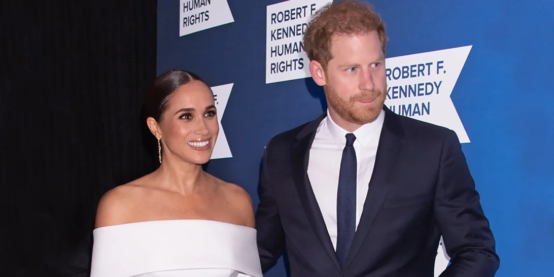 H chic εμφάνιση της Meghan Markle με off-the-shoulder φόρεμα