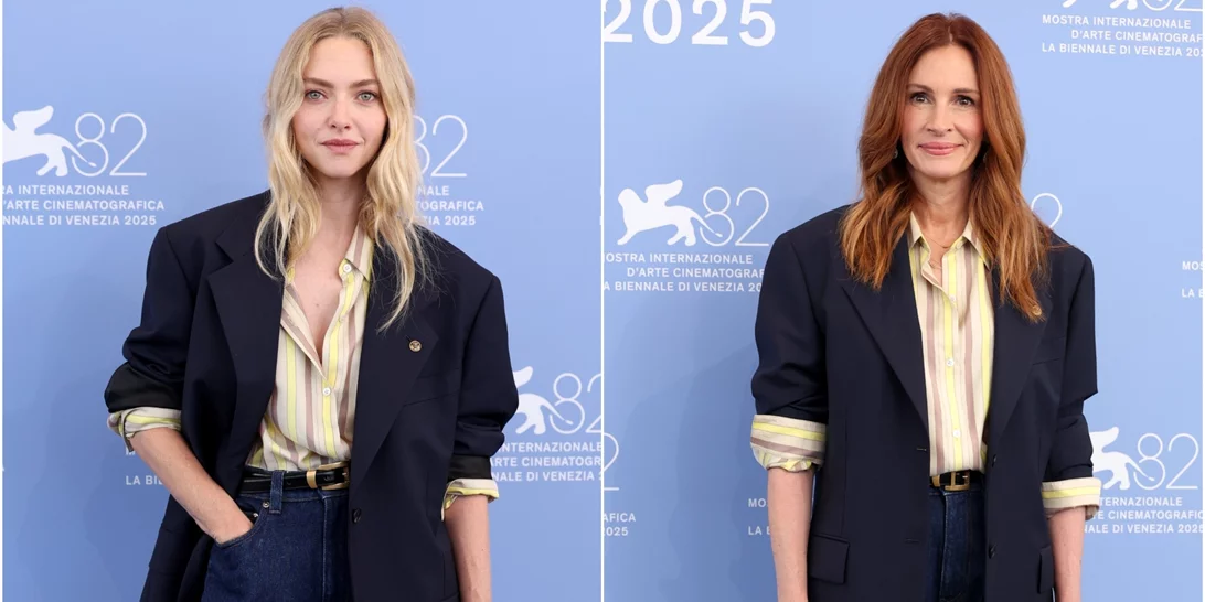 Η Julia Roberts και η Amanda Seyfried αντάλλαξαν βαλίτσες στο φεστιβάλ Βενετίας, δίνοντας ένα ηχηρό μήνυμα