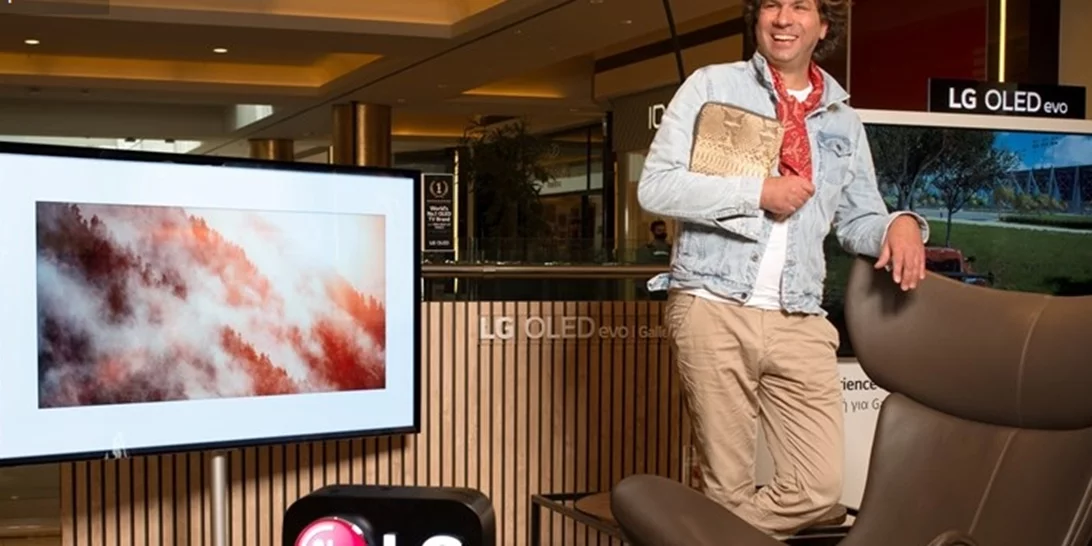 O concept maker Γεώργιος Καράμπελας, μας αποκαλύπτει την LG OLED Gallery TV