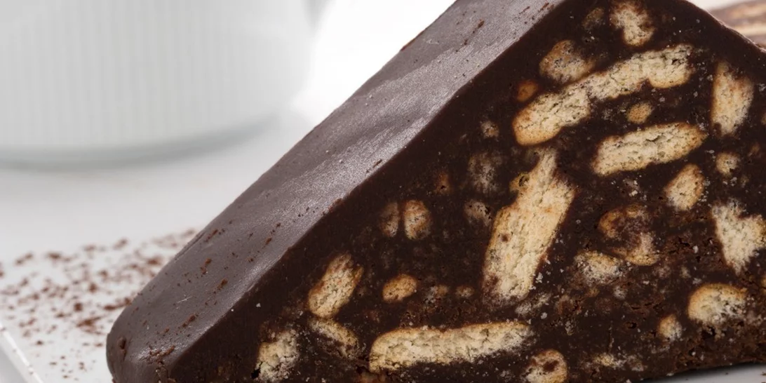 Κορμός σοκολάτας με βούτυρο, χωρίς αβγά