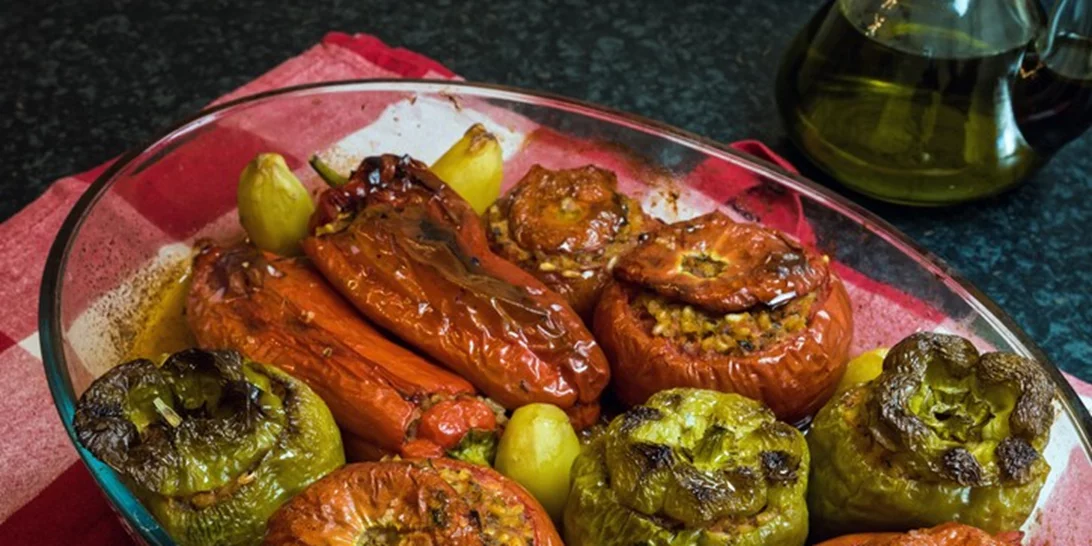 Συνταγή για γεμιστά λαχανικά με ρύζι